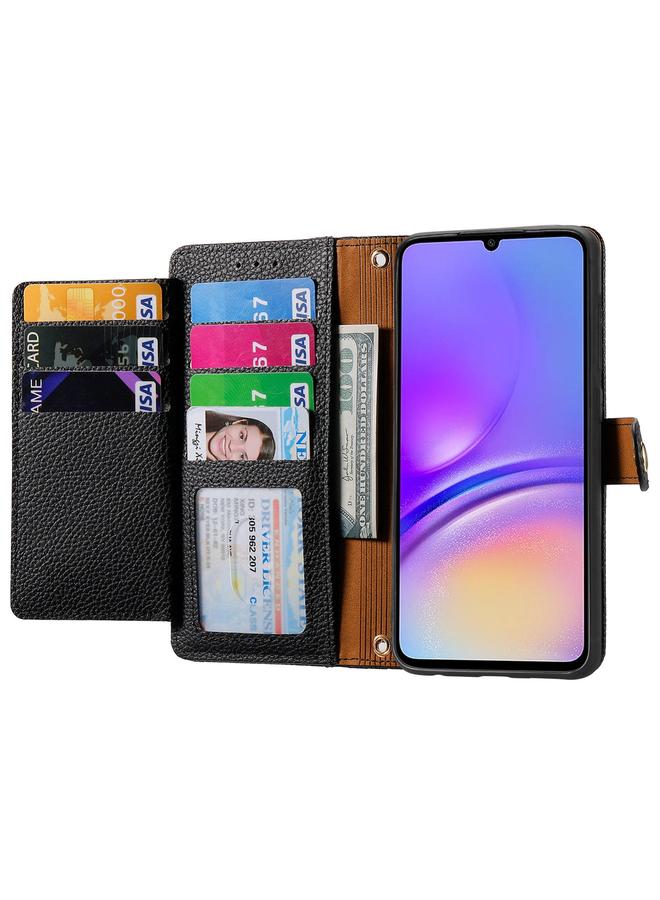 S-TOP Case For Samsung Galaxy A05 4G Love Zipper Lanyard Leather Phone Case - Image 3