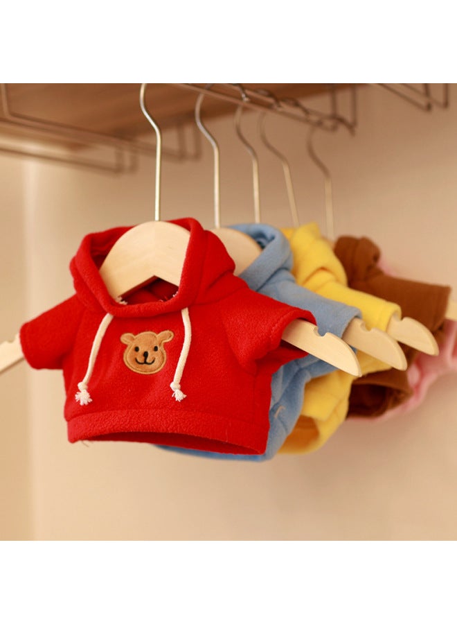 Plush Dolls Toys Dress Up Games For Girls Cute Kawaii Stuffed Animal Toys Kids Playsets Educational Learning Resources-Color:Gray Sweater-Height:About 20cm Bear Wear