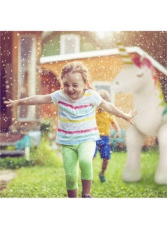 Jasonwell Unicorn Sprinkler Inflatable Unicorn Water Toys Outdoor Inflatable Ginormous Unicorn Yard Sprinkler For Kids (L)  - Image 5