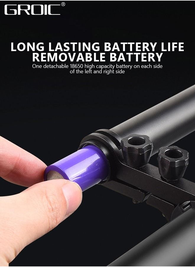 GROIC USB Rechargeable Bike Handlebar Extender, 8 In Bicycle Handlebar Extension and a Built-in 4000mAh Bike Phone Charger, for Holding Bicycle Speedometer, GPS, Phone Mount Holder and Bike Light  - Image 5