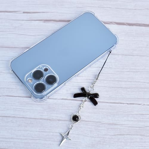 Ruittos 4PCS Cute Phone Charms Aesthetic Y2K Cellphone Charms Strap Pink Strawberry Butterfly Star Charm Y2K Accessories for Phone Bag Keychain Airpods Camera Pendants Decor (Style 1, 4) - Image 4