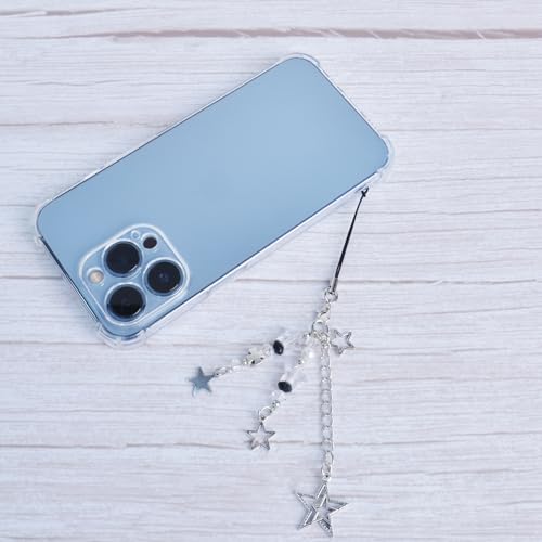 Ruittos 4PCS Cute Phone Charms Aesthetic Y2K Cellphone Charms Strap Pink Strawberry Butterfly Star Charm Y2K Accessories for Phone Bag Keychain Airpods Camera Pendants Decor (Style 1, 4) - Image 2