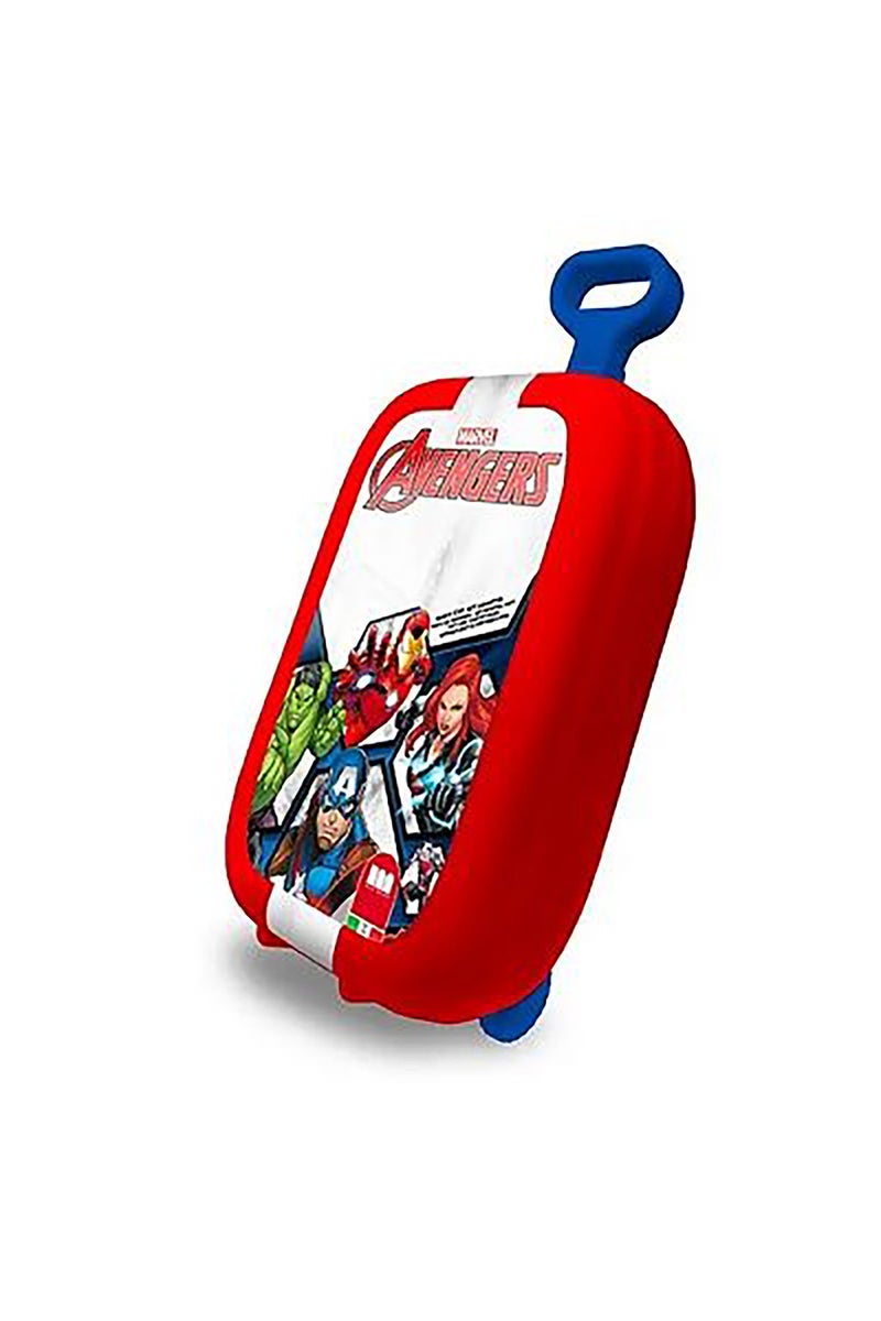 Multiprint Avengers Trolley – Plastic Trolley with Extensible Handle, 7 Stamps, Ink Pad, 18 Washable Felt Pens, Activity Book, Colored Pencils & Stickers – 100% Made in Italy - Image 1