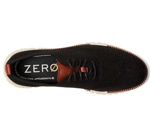 Cole Haan Mens Zerogrand Remastered Stitchlite Wing Tip Oxford, Black/Ivory, 11-M US - Image 3