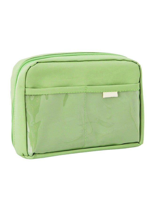 فنبلاست حافظة أقلام فن بلاست للأطفال - حقيبة أقلام كبيرة بسحاب للأطفال والكبار، حقيبة متعددة الأغراض للقرطاسية للأطفال، حقيبة مكياج، حقيبة جمالية (أخضر) - Image 1