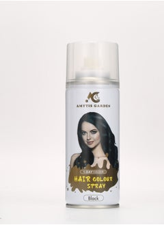 AMYTIS GARDEN Hair Colouring Spray  color Black 135ml  - Image 2