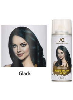 AMYTIS GARDEN Hair Colouring Spray  color Black 135ml  - Image 1