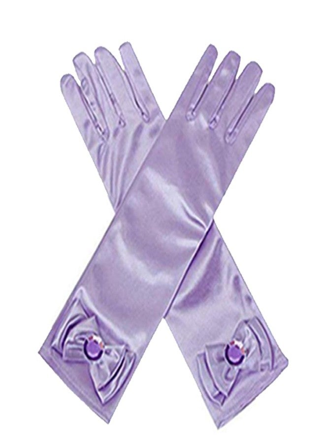 Yosbabe Girls Costume Accessories Princess Rapunzel Dress up Accessories for Girls Rapunzel Crown Necklace Bracelet Gloves Ring Earrings Halloween Christmas Party Favors for Kids - Image 4