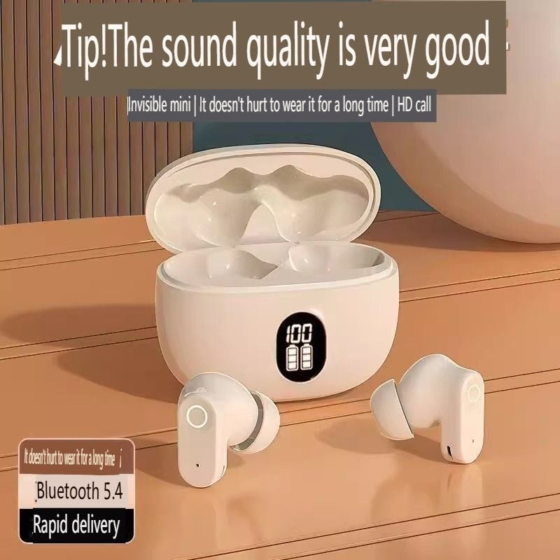 ZX 2025 New Semi-In-Ear Bluetooth Earbuds with Wireless Active Noise Cancellation, Ultra-Long Battery Life, and Digital Display - Image 2