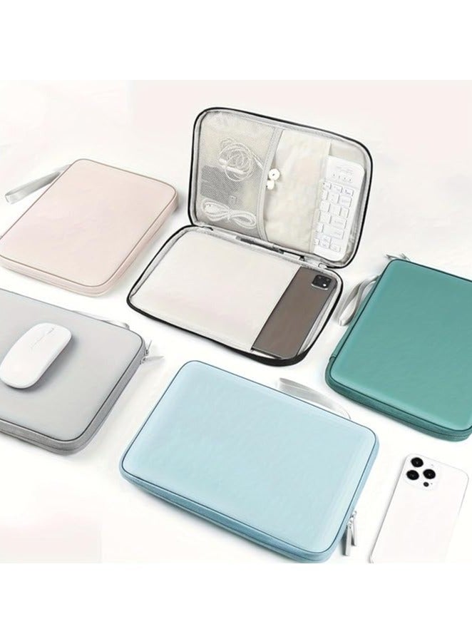 جرين تايجر حافظة كمبيوتر لوحي مقاس 8-13 بوصة، حقيبة حمل واقية مبطنة لجهاز Surface Pro 11/10/9/8/X/7/6 iPad Pro 12.9 M2/M1/2023-2018، 12.4 بوصة Galaxy Tab S9/ S8/S7/S6 ( أسود، 12.9) - Image 3