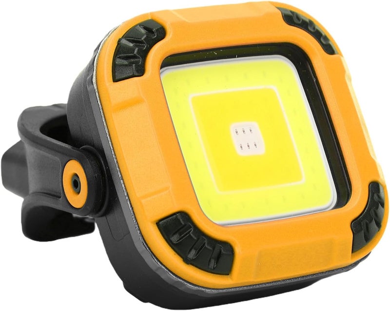 Work Light, Magnetic Rechargeable LED Work Light with 3 Color Modes, 1200mAh BuiltIn Battery for Car Repair Camping Emergency Use (W892-1 Yellow) - Image 1