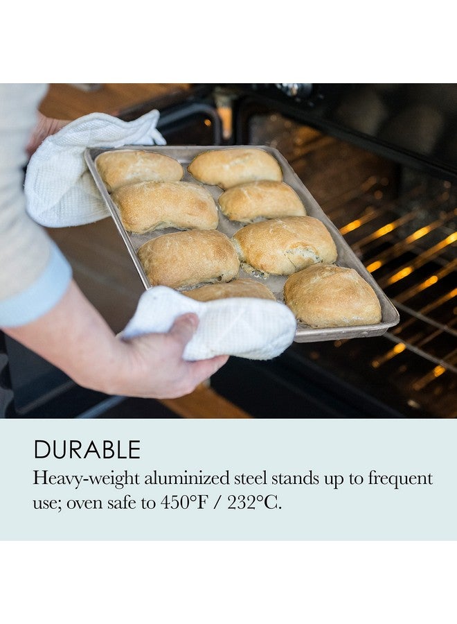 chicago metallic Chicago Metallic Commercial II Traditional Uncoated True Jelly Roll Pan, Make jelly rolls, cookies, pizza, one-pan meals, and more, 15-Inch by 10-Inch - Image 5