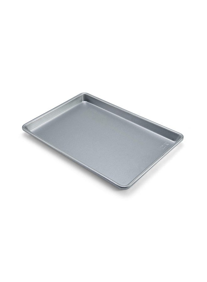 chicago metallic Chicago Metallic Commercial II Traditional Uncoated True Jelly Roll Pan, Make jelly rolls, cookies, pizza, one-pan meals, and more, 15-Inch by 10-Inch - Image 1