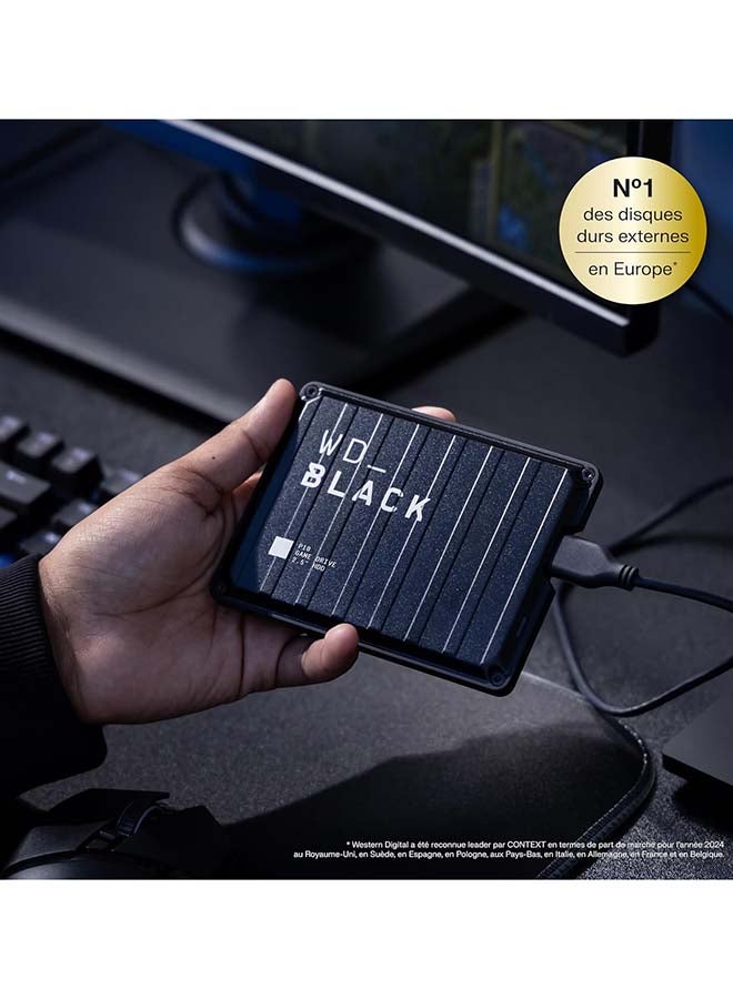 WD P10, 6TB, Game Drive, Portable HDD, works with Playstation, Xbox, PC, & Console, save up to 150 games-WDBZ7D0060BBK-WESN 6 TB - Image 2