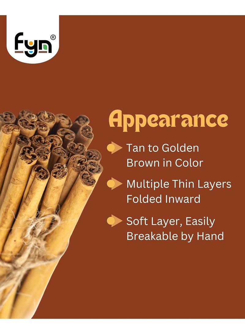 Cinnamon FYN Ceylon Cinnamon Sticks (200g) - Authentic True Sri Lankan Dalchini Quills Roll | World's Finest | Low Coumarin - Image 3