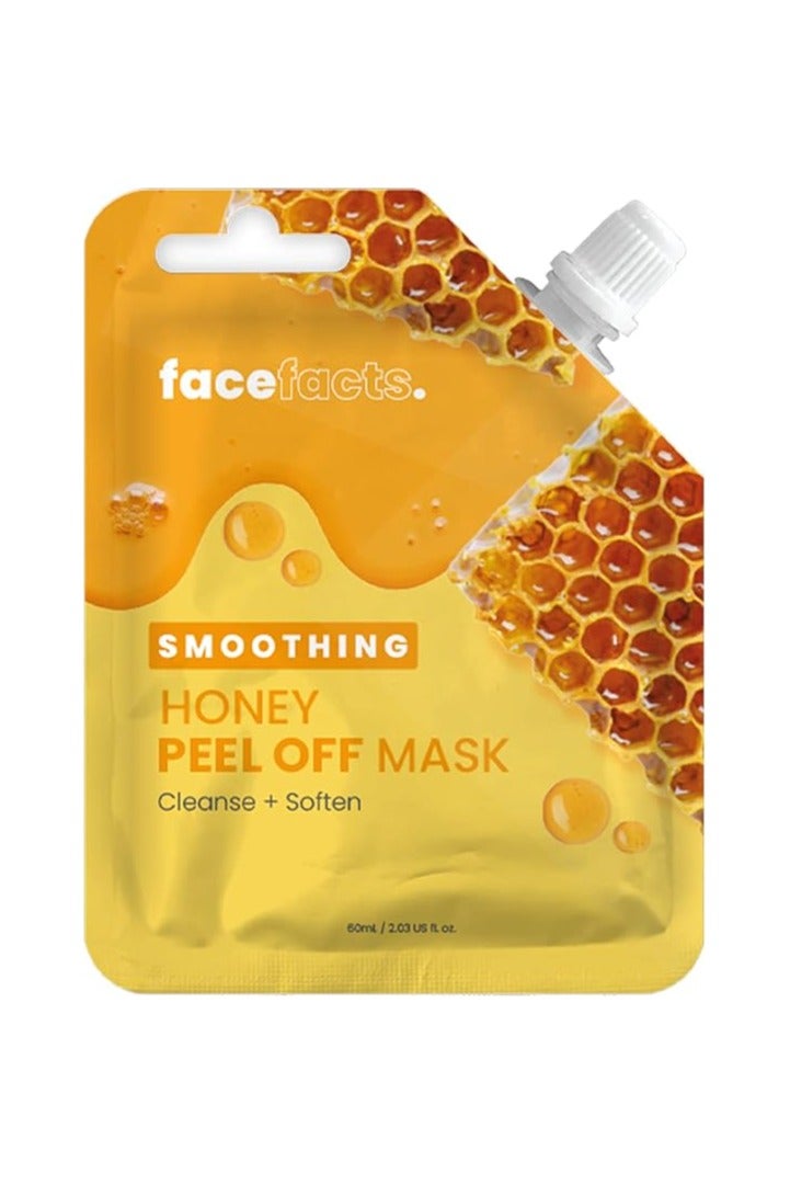Face Facts Smoothing Honey Peel Off Mask | Cleanses + Moisturises | 60ml