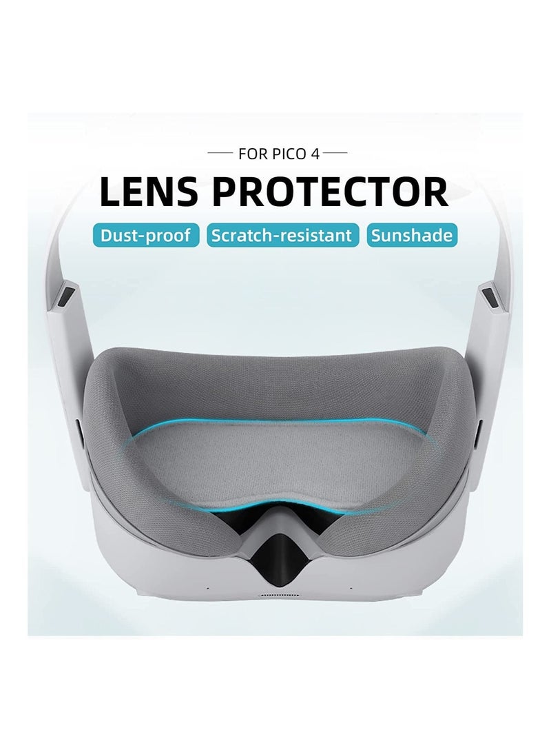 Y&D Lens Cover Dust-Proof VR Protector Anti-Scratch Soft Cotton Pad Accessories for PICO 4 Headset - Image 3