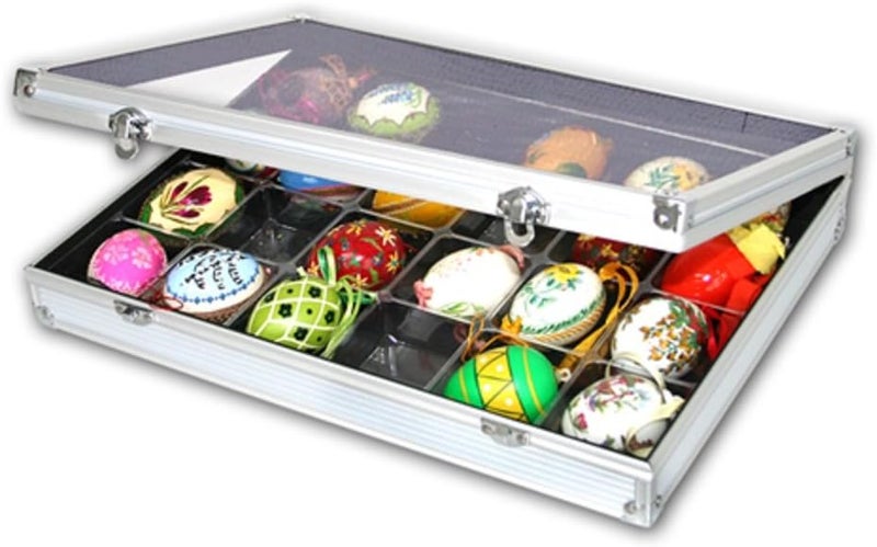 SAFE Rock Gem  Mineral Lego Display Case  Aluminum  - Image 1