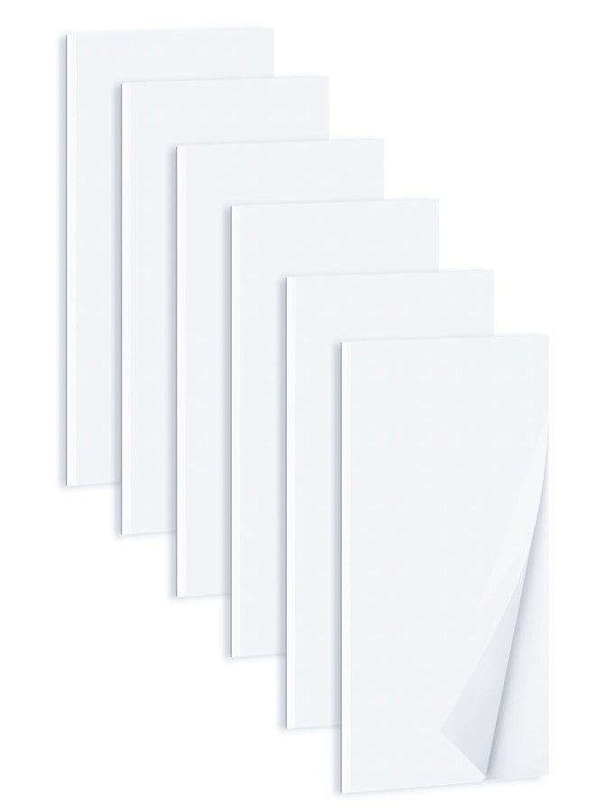 QiCheng 6 Pack Note Pads Memo Pads Small Notepad 50 Sheets 4X6 note pad Scratch Pads for Writing Blank Scratch Pads (6) - Image 1