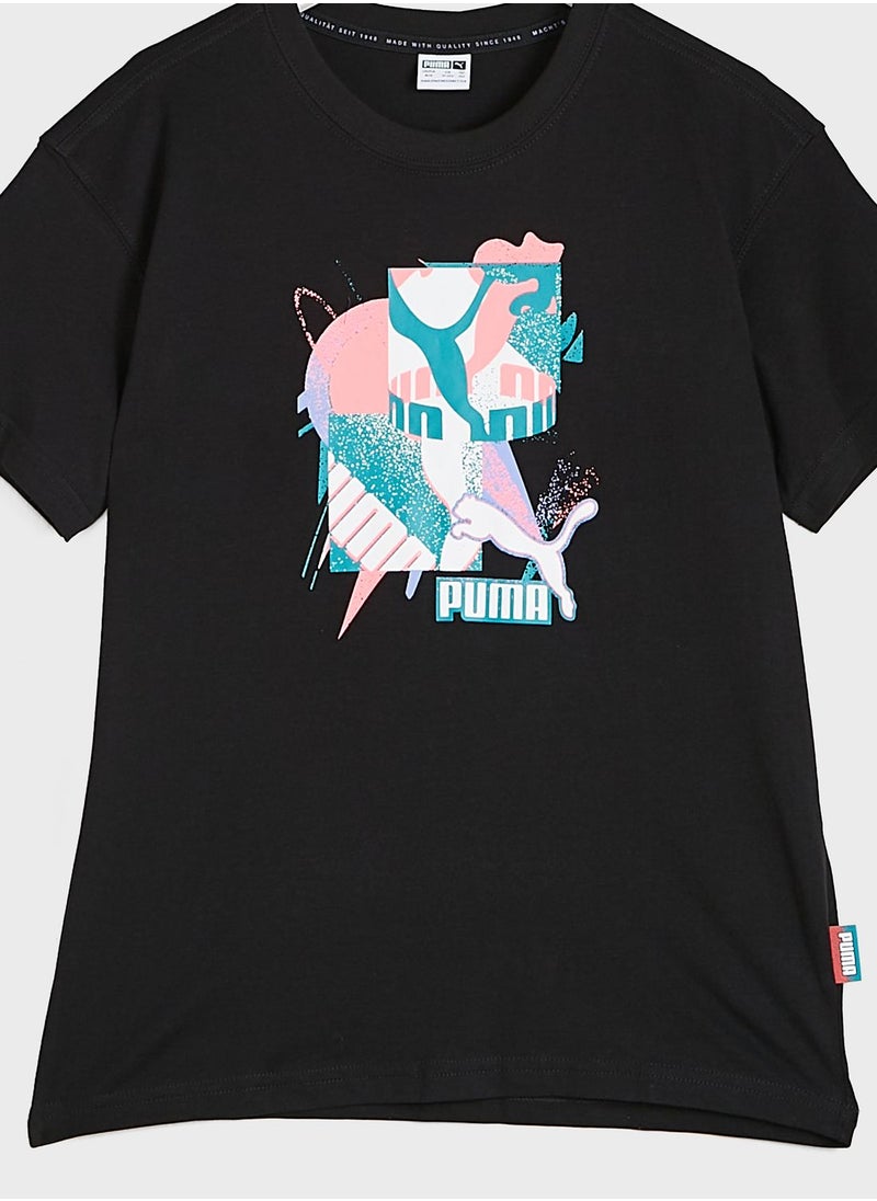 PUMA - Fandom kids t-shirt - Image 1