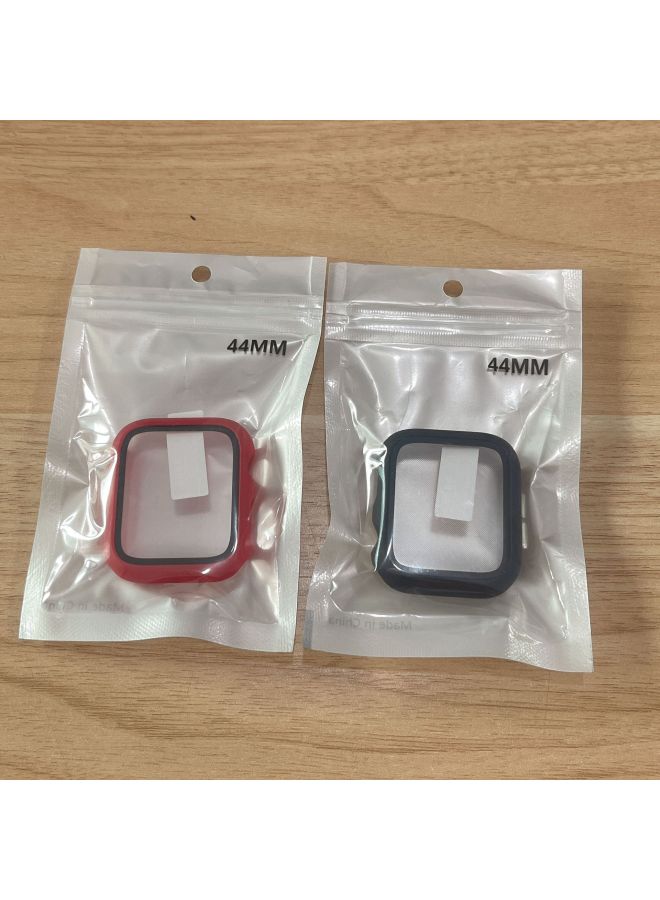 For Apple Watch Watch Case Iwatch987/6/5/4/3/2/1 Generation Case Film Integrated Protection-Color:Red-Exterior Dimension:S10 10th Generation 42mm Special (opp Bag) - Image 5