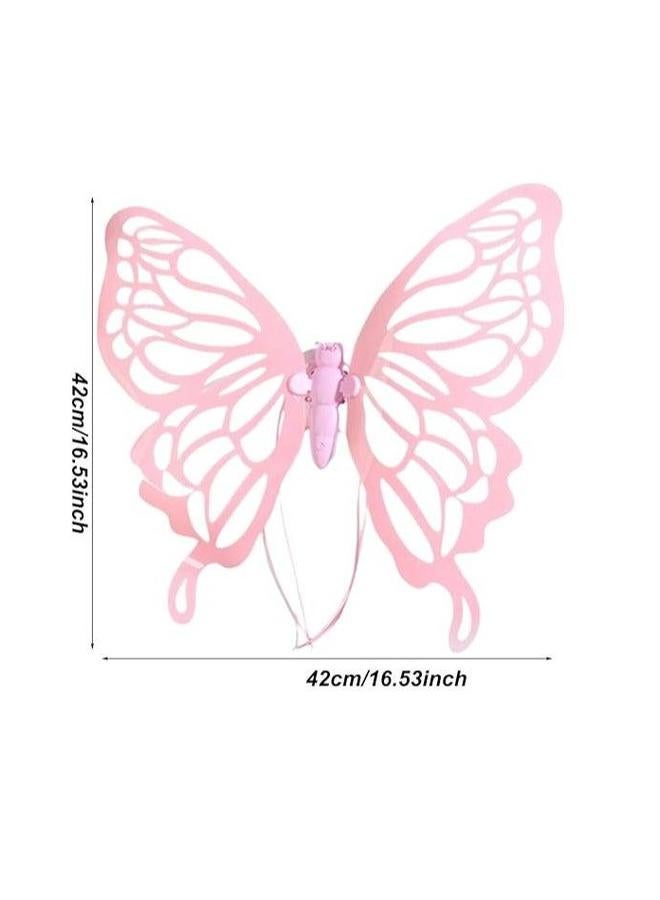 Children's Glowing erfly Wings Back Girl Toy Birthday Gift Moving Elf Dress Up - Image 5