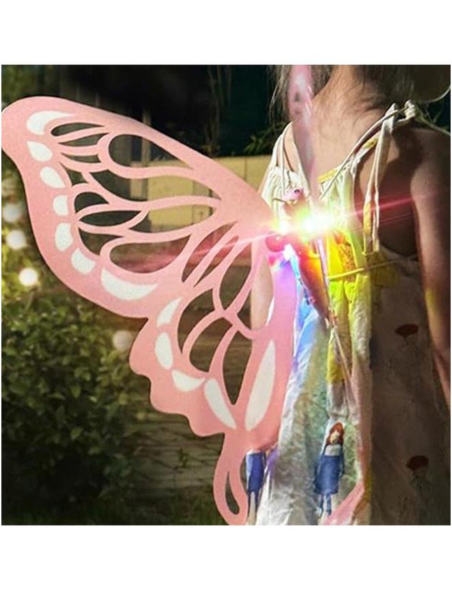 Children's Glowing erfly Wings Back Girl Toy Birthday Gift Moving Elf Dress Up - Image 2