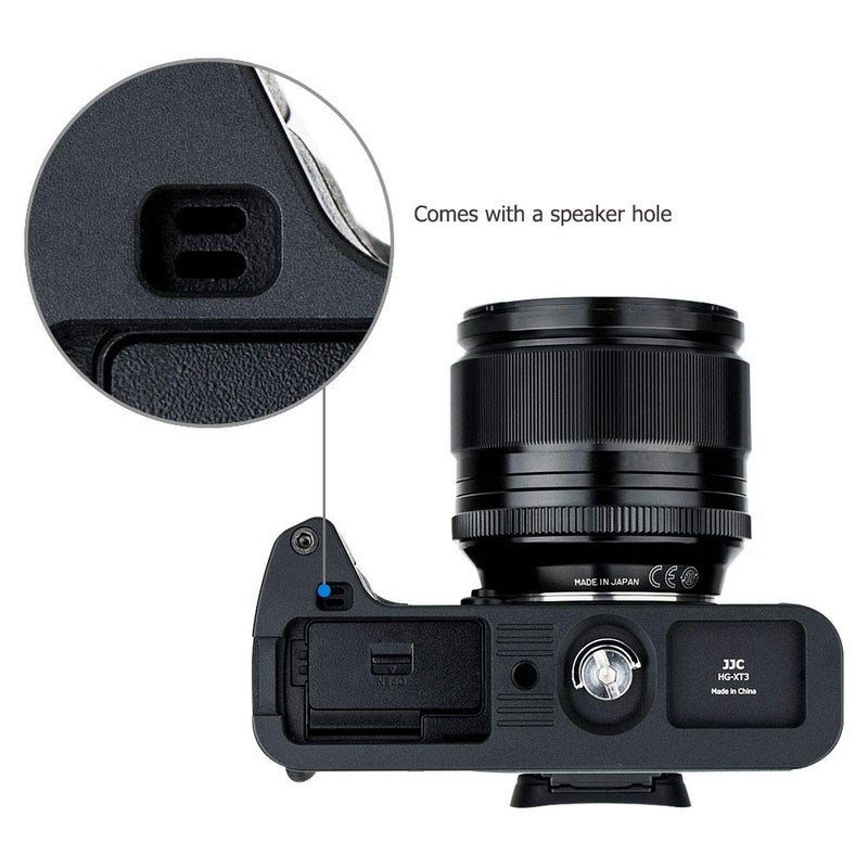 JJC Metal Hand Grip L Bracket Holder for Fujifilm Fuji X-T3 XT3 X-T2 XT2 Camera, Arca Swiss Type Quick Release Plate, Replaces Fujifilm MHG-XT3 MHG-XT2 Handgrip (Not Compatible with X-T4 XT4) - Image 5