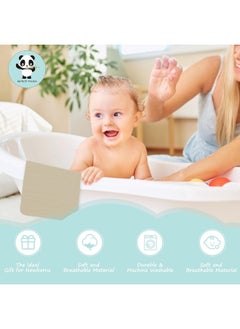 HIPHOP PANDA HIPHOP PANDA 10 Pack 6-Layers Muslin Burp Cloths Large - Durable 100% Cotton - Baby Essentials Extra Absorbent and Soft Boys & Girls Rags for Newborn Registry  - Image 5