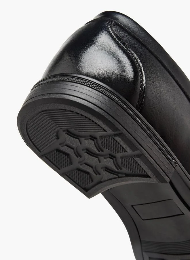 LBL By Shoexpress BLACK Men Braided Accent Slip-On Loafers for Men | Best Price UAE
