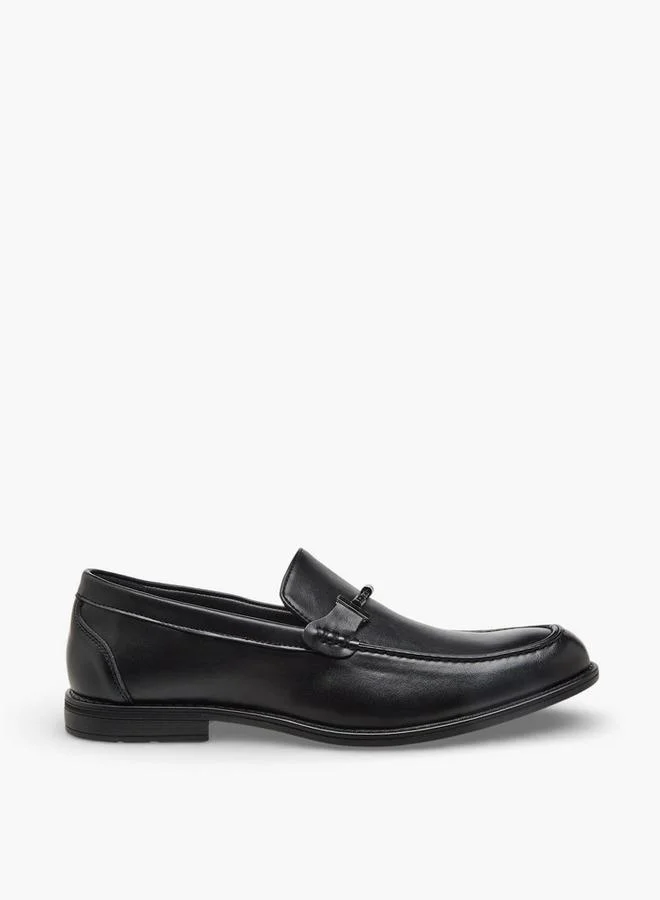 LBL By Shoexpress BLACK Men Braided Accent Slip-On Loafers for Men | Best Price UAE