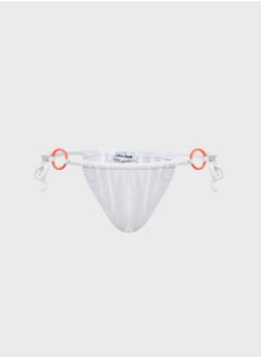 Textured Ring Detail Bikini Bottom