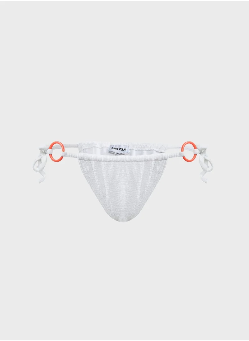 PUBLIC DESIRE Textured Ring Detail Bikini Bottom