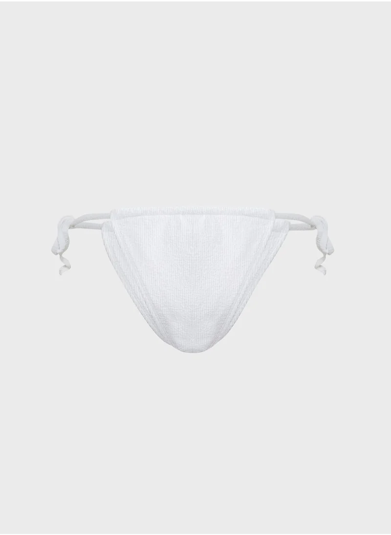 PUBLIC DESIRE Textured Ring Detail Bikini Bottom