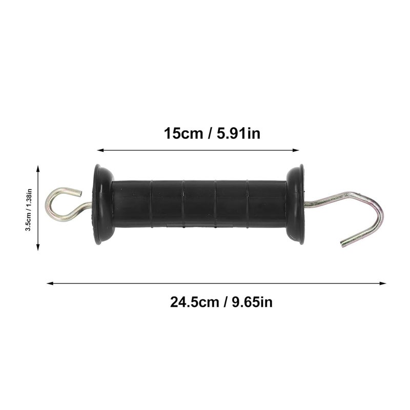 Electric Fence Gate Handles 4PCS Insulated Electric Fence Handle with Metal Hook Vibration-Proof Door for Garden Farm/Ranch/Fence Pulls - Image 3