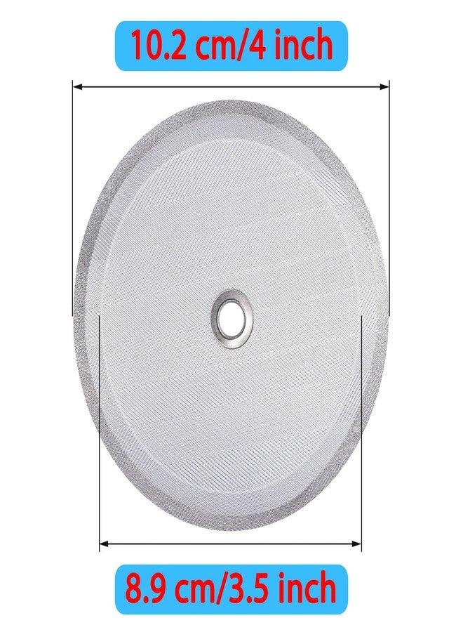 Attsky 4 Pieces Attsky French Press Filter, 4 Inch Stainless Steel Mesh Screen and Replacement Parts for French Press Coffee Maker - Image 2