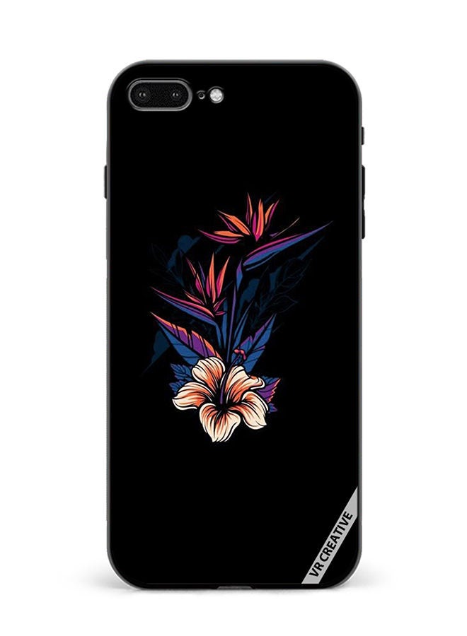 VR CREATIVE Protective Case Cover For Apple iPhone 7 Plus/8 Plus Flower Design Multicolour - Image 1