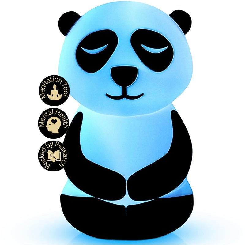 Calm Collective Calm Collective Peaceful Panda Breathing Trainer Light for Calming Stress Anxiety Relief Items for ADHD Mindfulness Meditation Tools for Depression Great Self Care and Mental Health Gifts