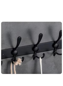 Generic Wall Hanger With 5 Hooks Black 45cm  - Image 5