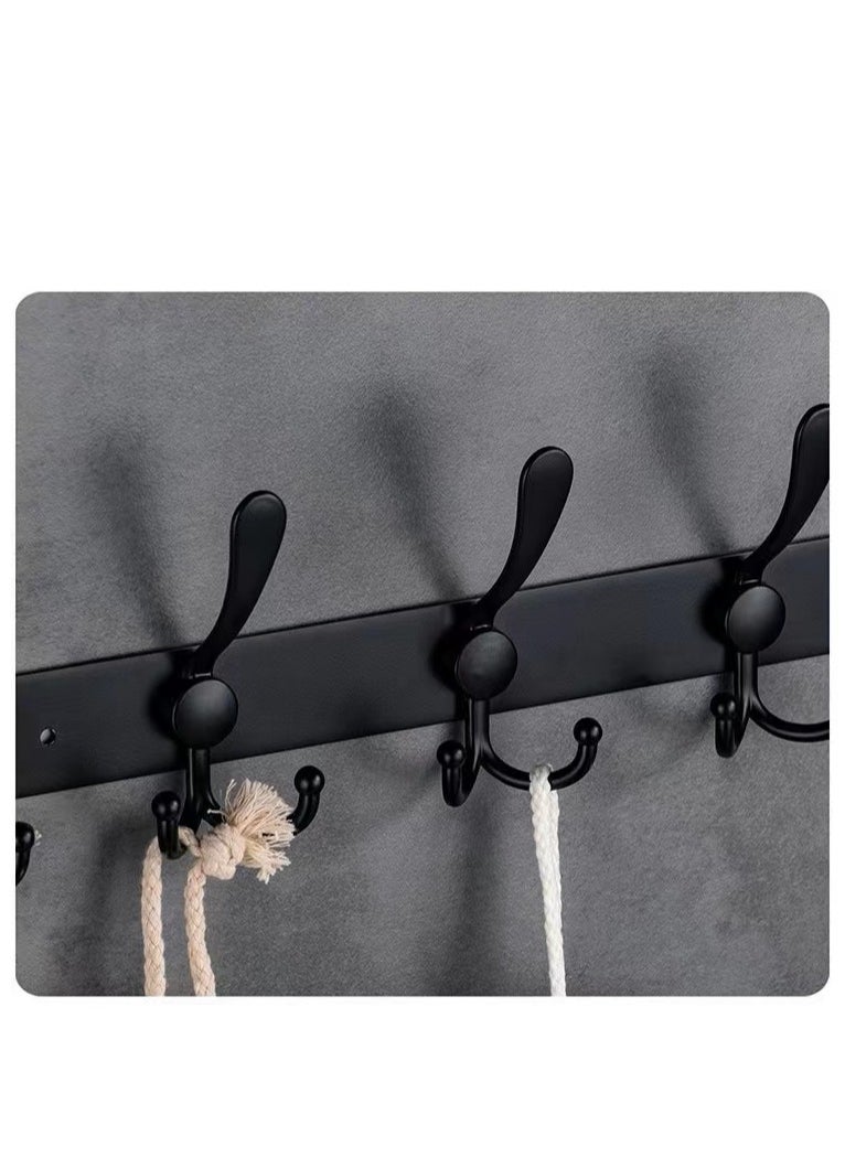 Generic Wall Hanger With 5 Hooks Black 45cm  - Image 5
