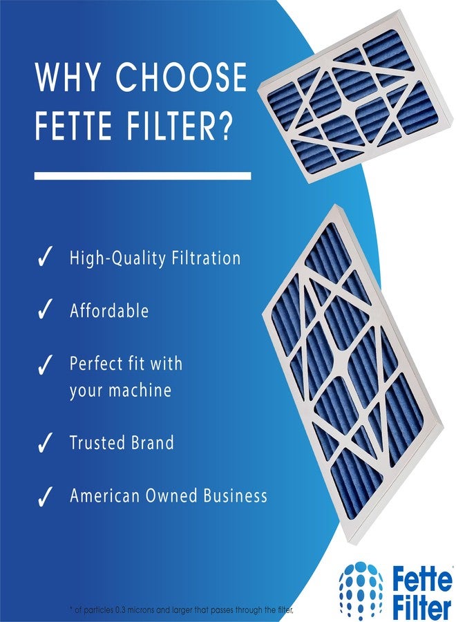 فيتي فلتر فلتر Fette - 708731 / AFS-1B-OF فلتر خارجي كهروستاتيكي بديل متوافق مع أنظمة ترشيح الهواء JET AFS-1000B و AFS-1000C رقم القطعة AFS-1B-OF يتضمن فلترين بديلين. - Image 4