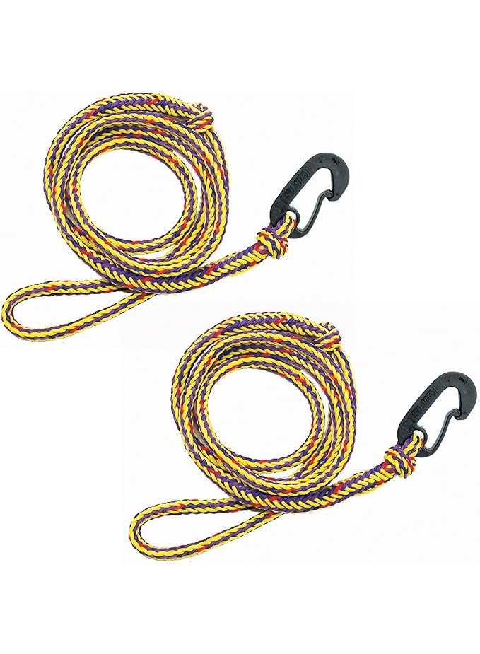 Airhead Airhead PWC Boat Dock Line, 7-Feet, Pack of 2, yellow / Black For Watercraft - Image 1