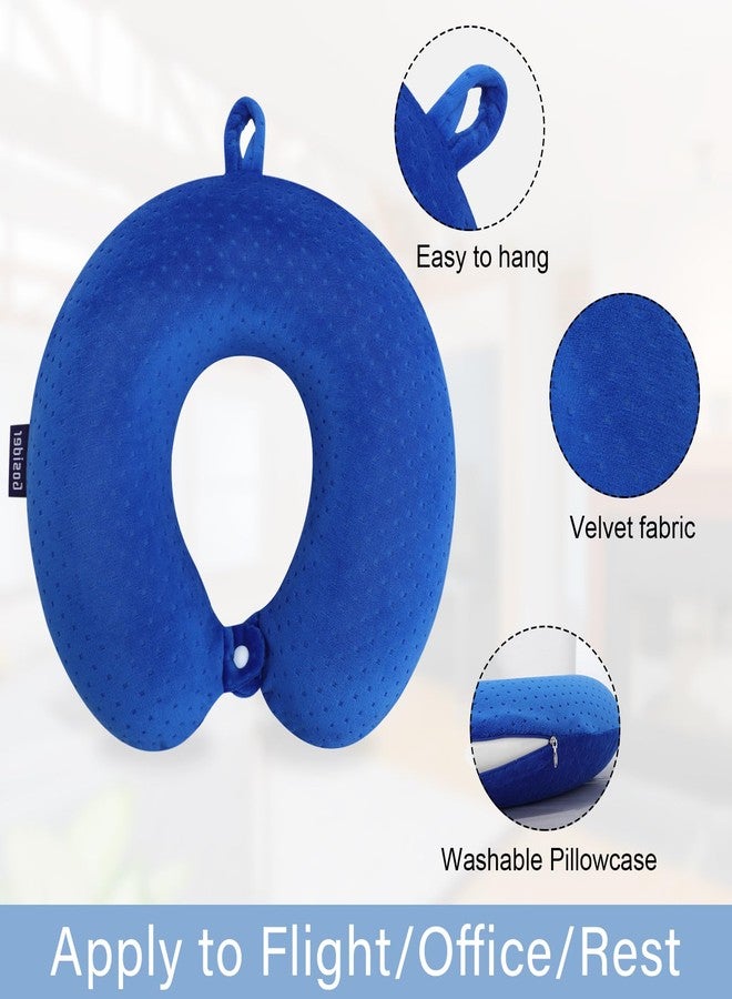 Gosider Neck Pillow for Travel Pillow Memory Foam U Shape Comfortable Travel Neck Pillow Head Neck Support Airplane Pillow for Traveling, Car, Home, Office, Travel Neck Flight Pillow - Image 2