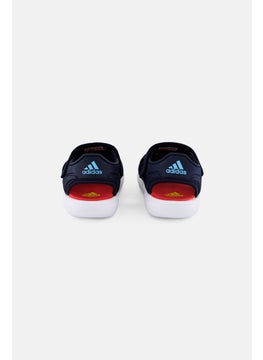 Adidas Kids Boy Velcro Closure Outdoor Sandal, Navy Blue  - Image 4