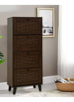 Generic Wooden Shoe Cabinet With Flip Doors 155*60*40 CM  - Image 1