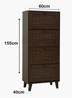 Generic Wooden Shoe Cabinet With Flip Doors 155*60*40 CM  - Image 3