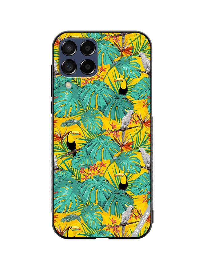 VR CREATIVE Protective Case Cover For Samsung Galaxy M33 Jungle Bird Design Multicolour - Image 1