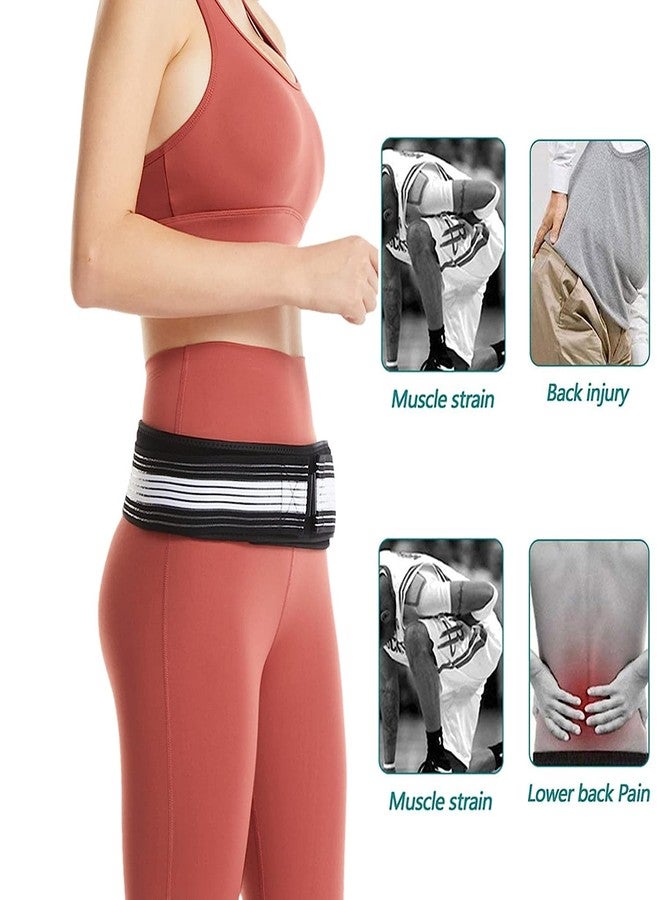 VDHJA Sacroiliac SI Joint Hip Belt - Lower Back Support Brace for Men and Women - Hip Braces for Hip Pain Flexi Back Belt Sciatica Pelvis Lumbar Hip Pain Relief (Regular size) - Image 3