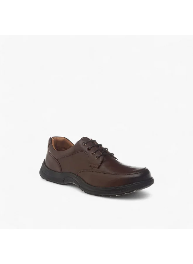 ال بي ال من شو اكسبرس Men Solid Lace-Up Derby Shoes