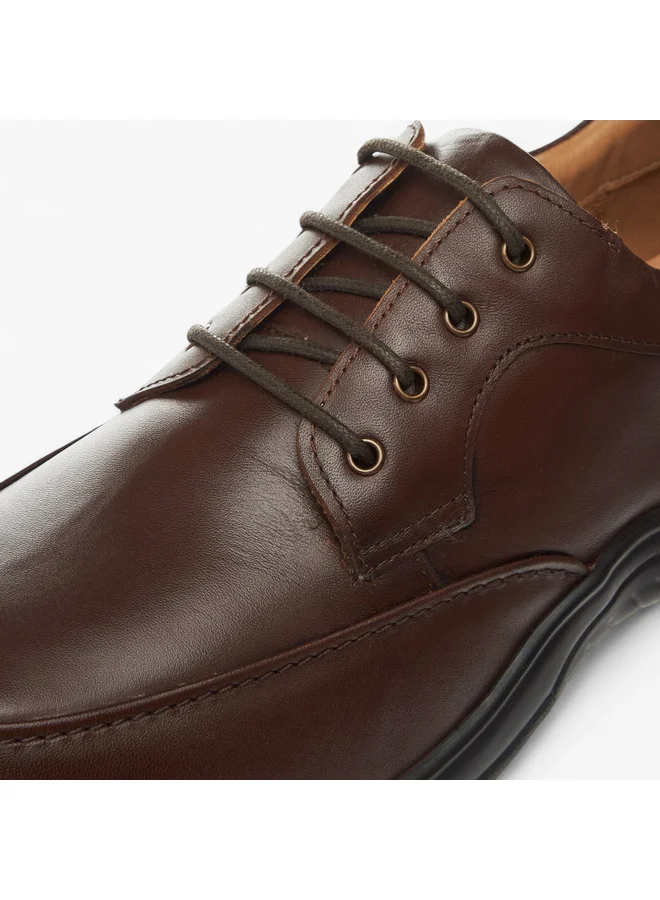 ال بي ال من شو اكسبرس Men Solid Lace-Up Derby Shoes